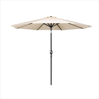 ../frankl24shop/sonnenschirm champagner alu, 3,00m rund mit kurbel @